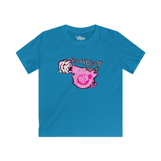 Turbo Piggy – Kids Graphic T-Shirt