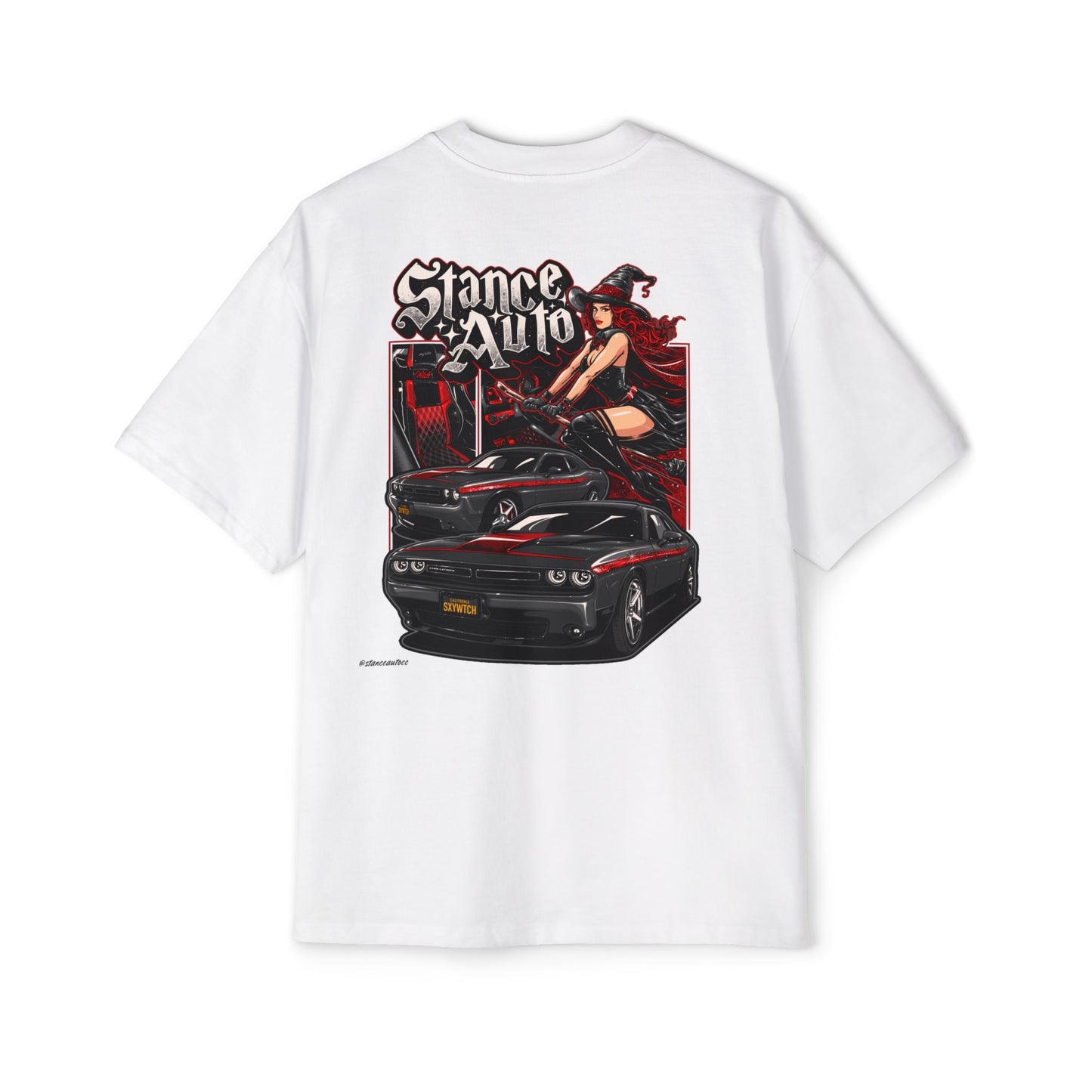Stance Auto Sexy Witch Dodge Challenger SXT Heavy Oversized Tee