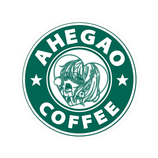 "Overcaffeinated" Anime Café Sticker