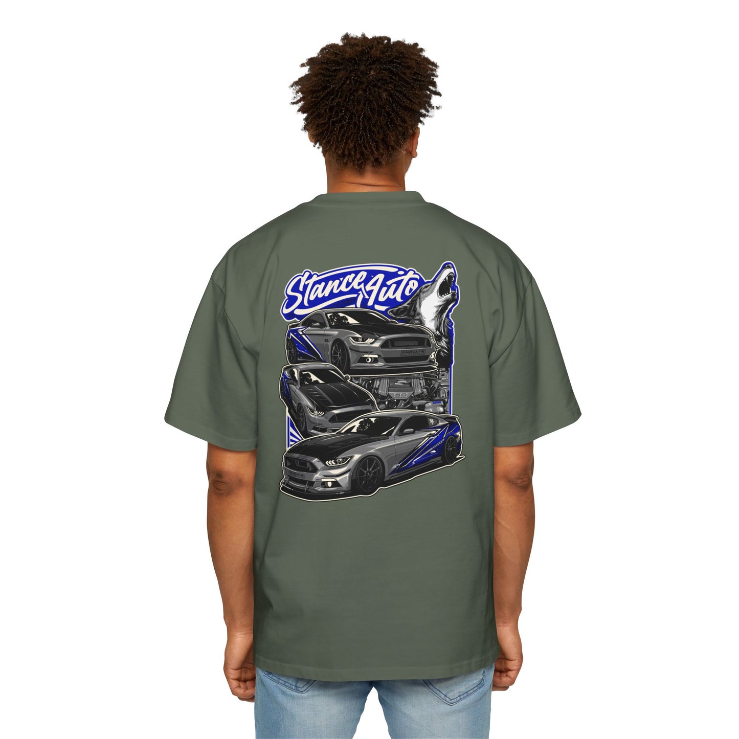 Stance Auto Ford Coyote Mustang Heavy Oversized Tee