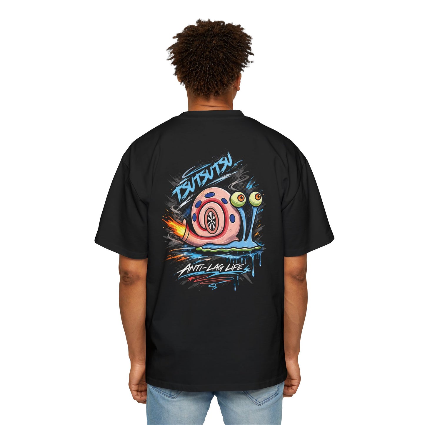 Turbo Gary “Anti-Lag Life” Heavy Oversized Tee