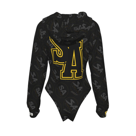 Body con capucha Stance Auto Varsity para mujer