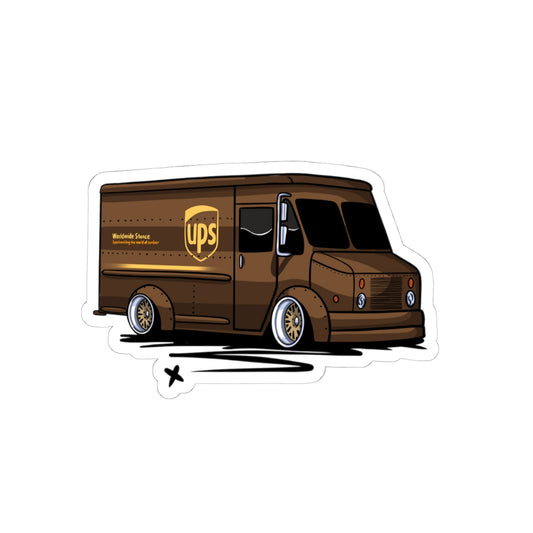 Sxetched – Worldwide Stance Delivery Van Street Utility Sticker