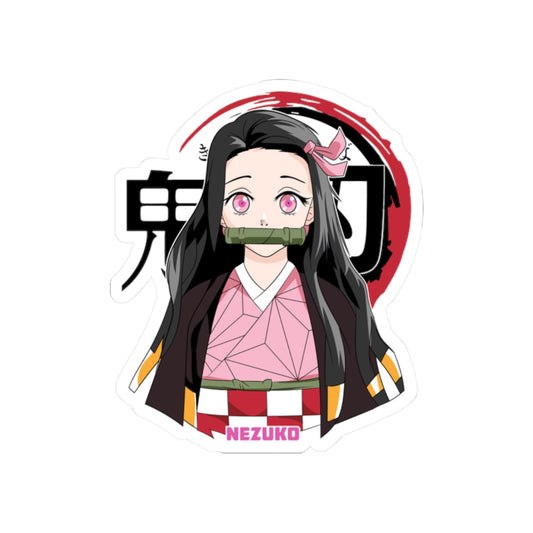 Bamboo Demon Guardian – Anime Inspired Sticker