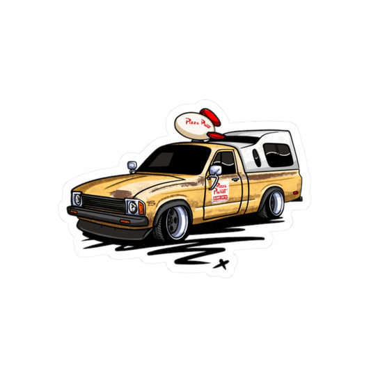 Sxetched – Retro Rocket Delivery Truck Slammed Edition Sticker