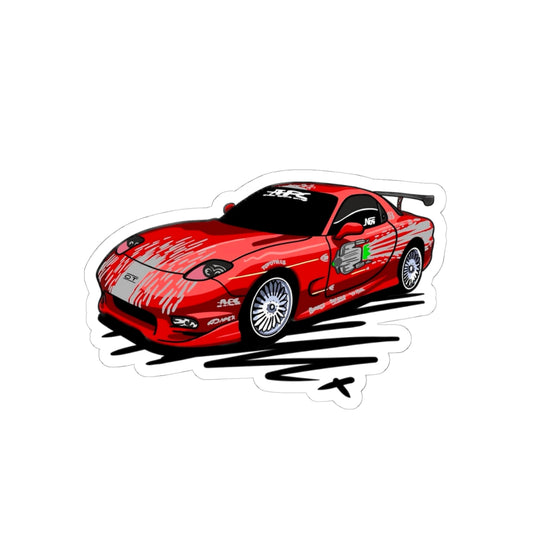 Sxetched – 1993 Mazda RX-7 (FD) Street Legend Edition Sticker