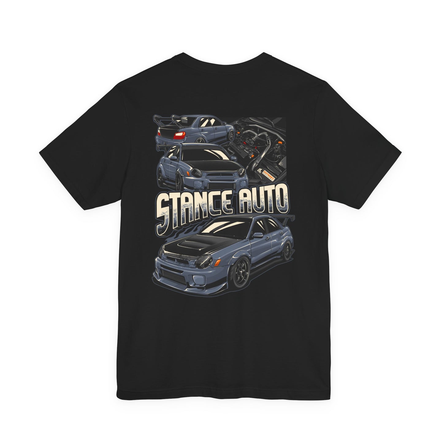 Stance Auto 2002 Subaru Impreza WRX Unisex Jersey Short Sleeve Tee