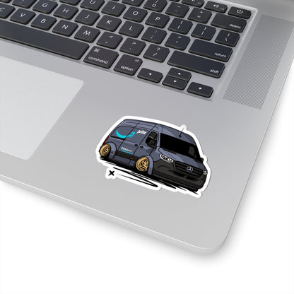 Sxetched – Slammed Delivery Van Street Utility Sticker