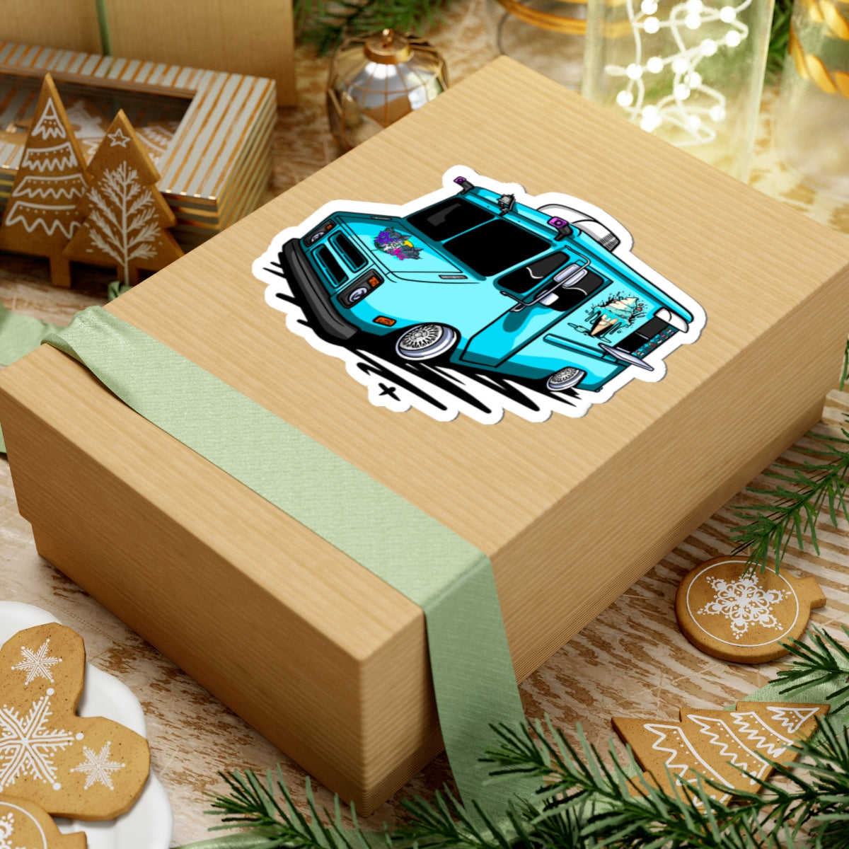 Sxetched – Slammed Ice Cream Truck Sweet Stance Sticker