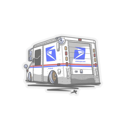 Sxetched – Slammed Mail Truck Street Utility Sticker