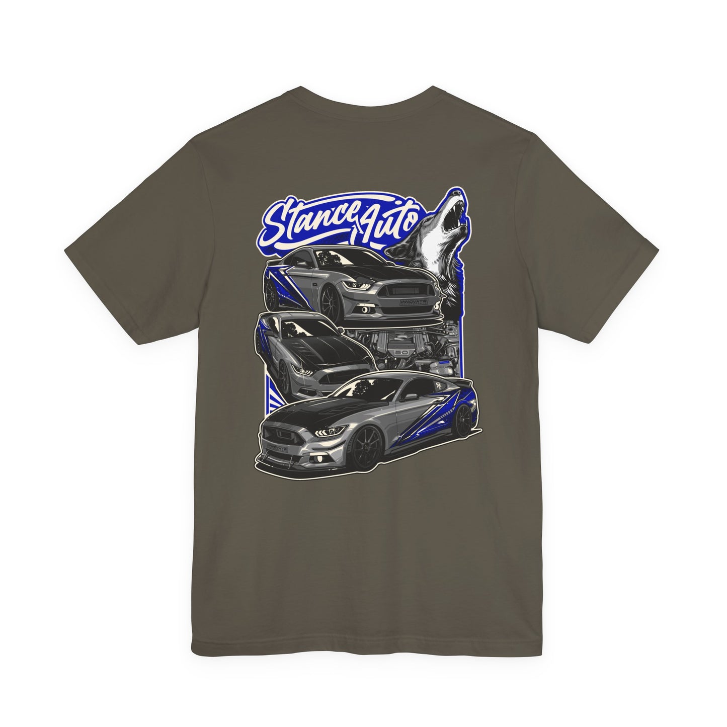 Stance Auto Ford Coyote Mustang Unisex Jersey Short Sleeve Tee