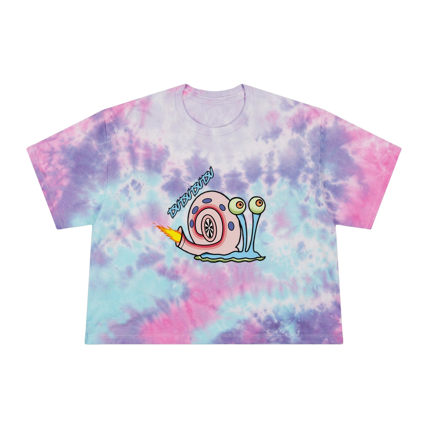 Gary Turbo - Camiseta corta tie-dye para mujer