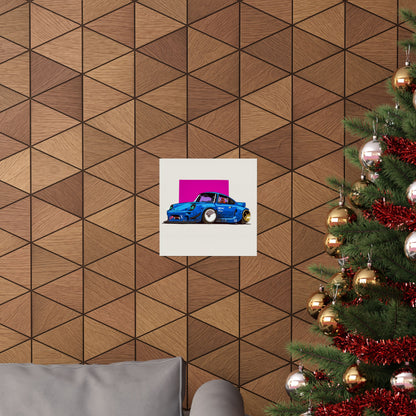 Neon Apex – Widebody Street Coupe Poster