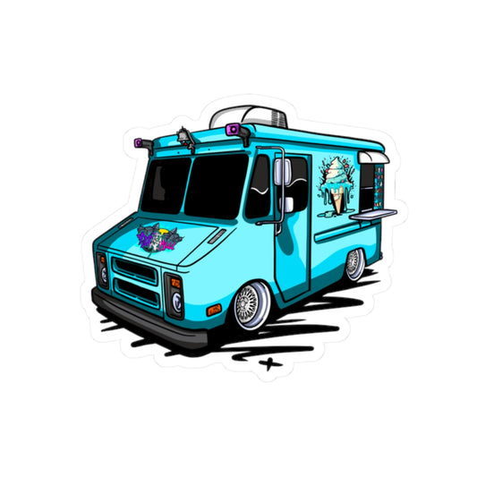 Sxetched – Slammed Ice Cream Truck Sweet Stance Sticker