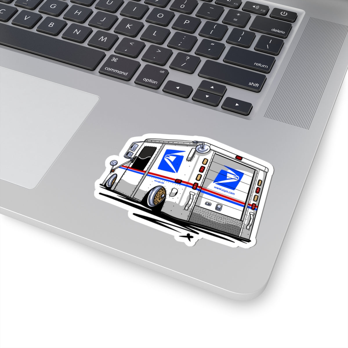 Sxetched – Slammed Mail Truck Street Utility Sticker