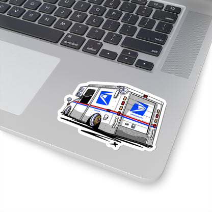 Sxetched – Slammed Mail Truck Street Utility Sticker