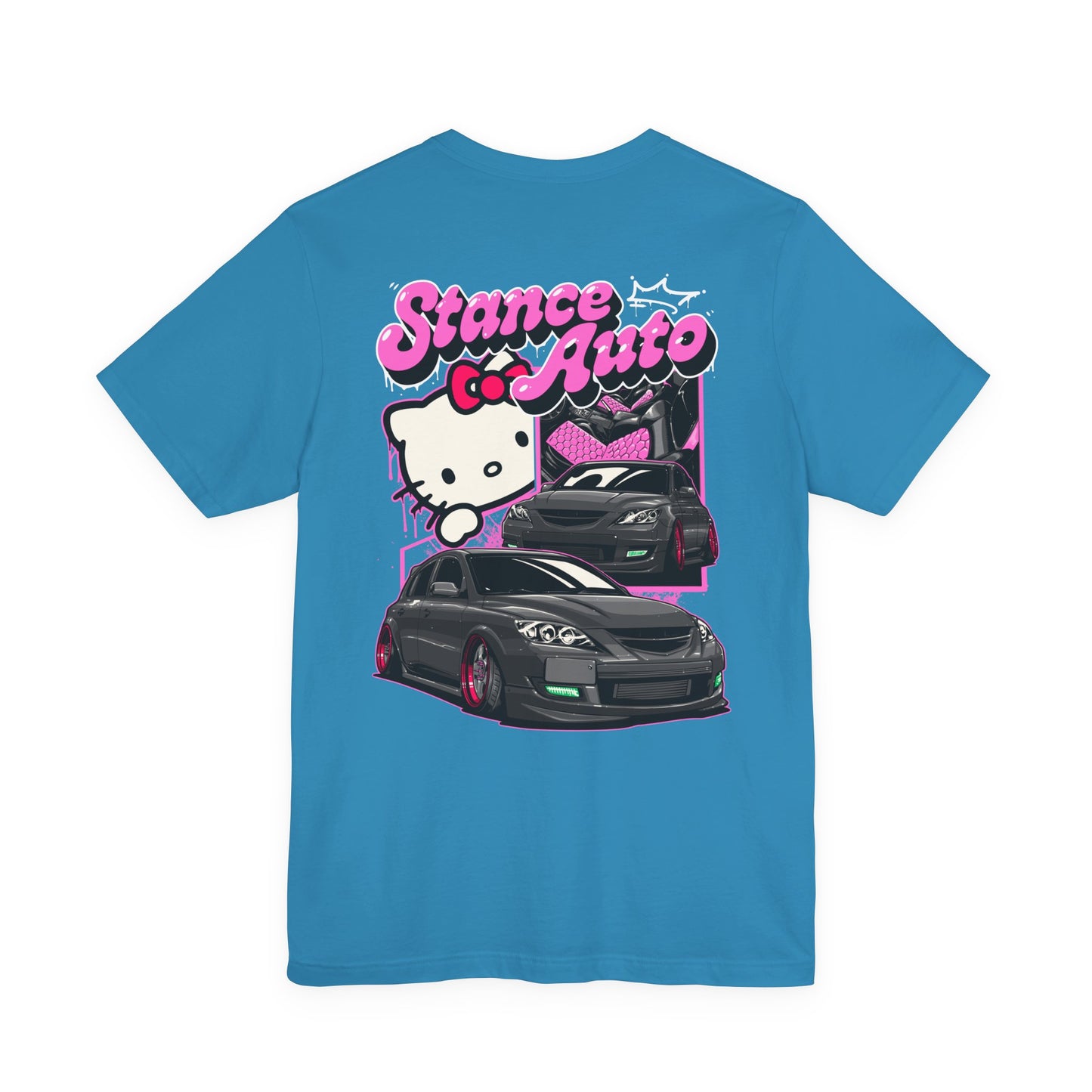 Stance Auto Mazdaspeed 3 “Kitty Stance” Unisex Jersey Short Sleeve Tee