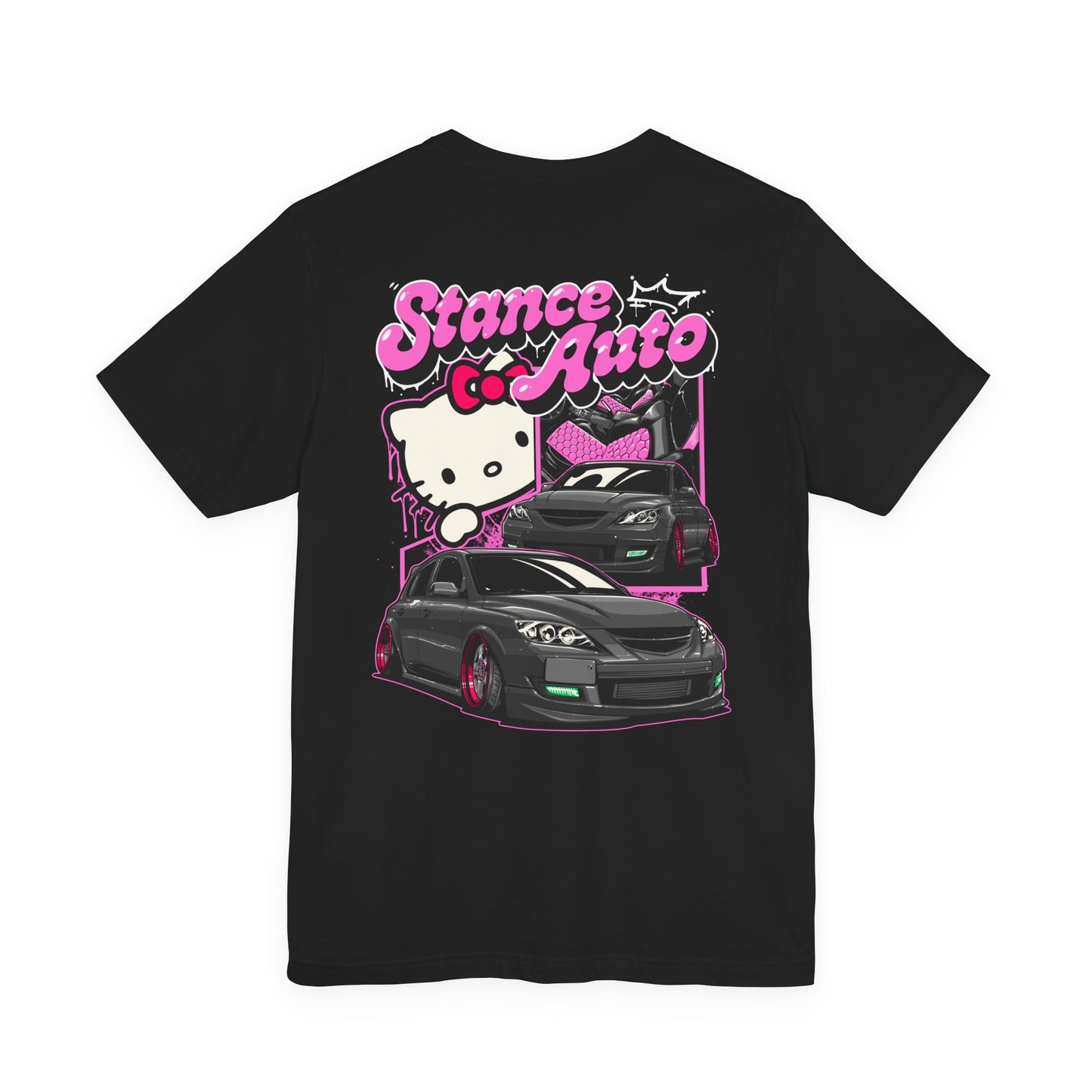 Stance Auto Mazdaspeed 3 “Kitty Stance” Unisex Jersey Short Sleeve Tee