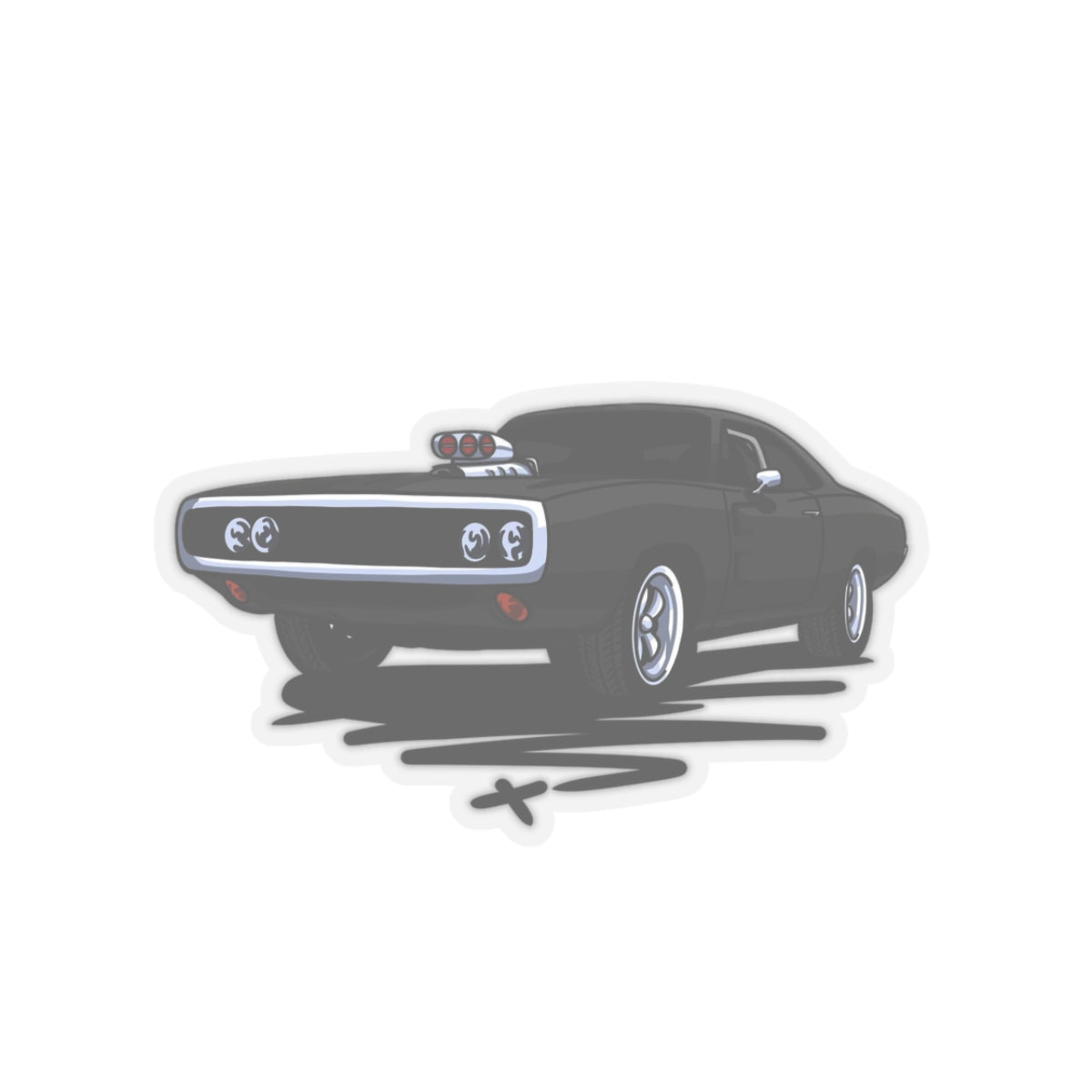Sxetched – 1969 Pro-Touring Muscle Coupe Supercharged Edition Sticker
