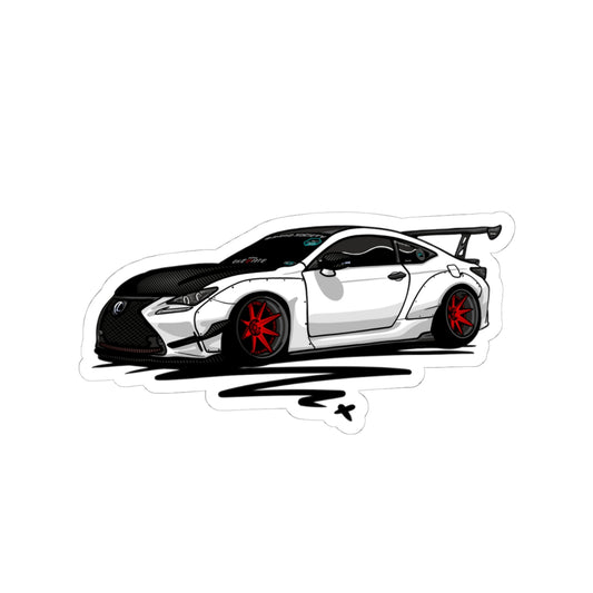 Sxetched – 2015 Lexus RC350 F Widebody Stance Sticker