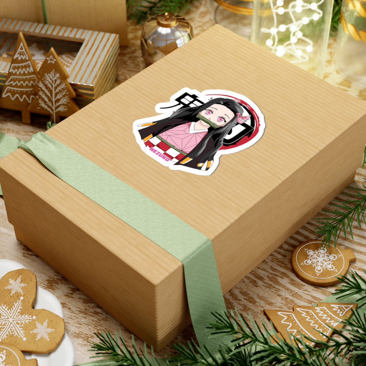 Bamboo Demon Guardian – Anime Inspired Sticker
