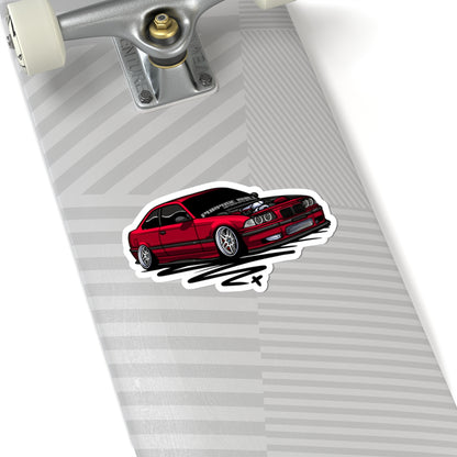 Sxetched — 1997 BMW 318is E36 Street Build Sticker