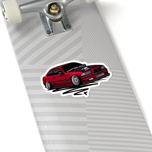 Bocetado — Pegatina "BMW 318is E36 Street Build" de 1997