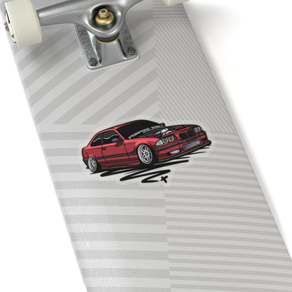 Sxetched — 1997 BMW 318is E36 Street Build Sticker