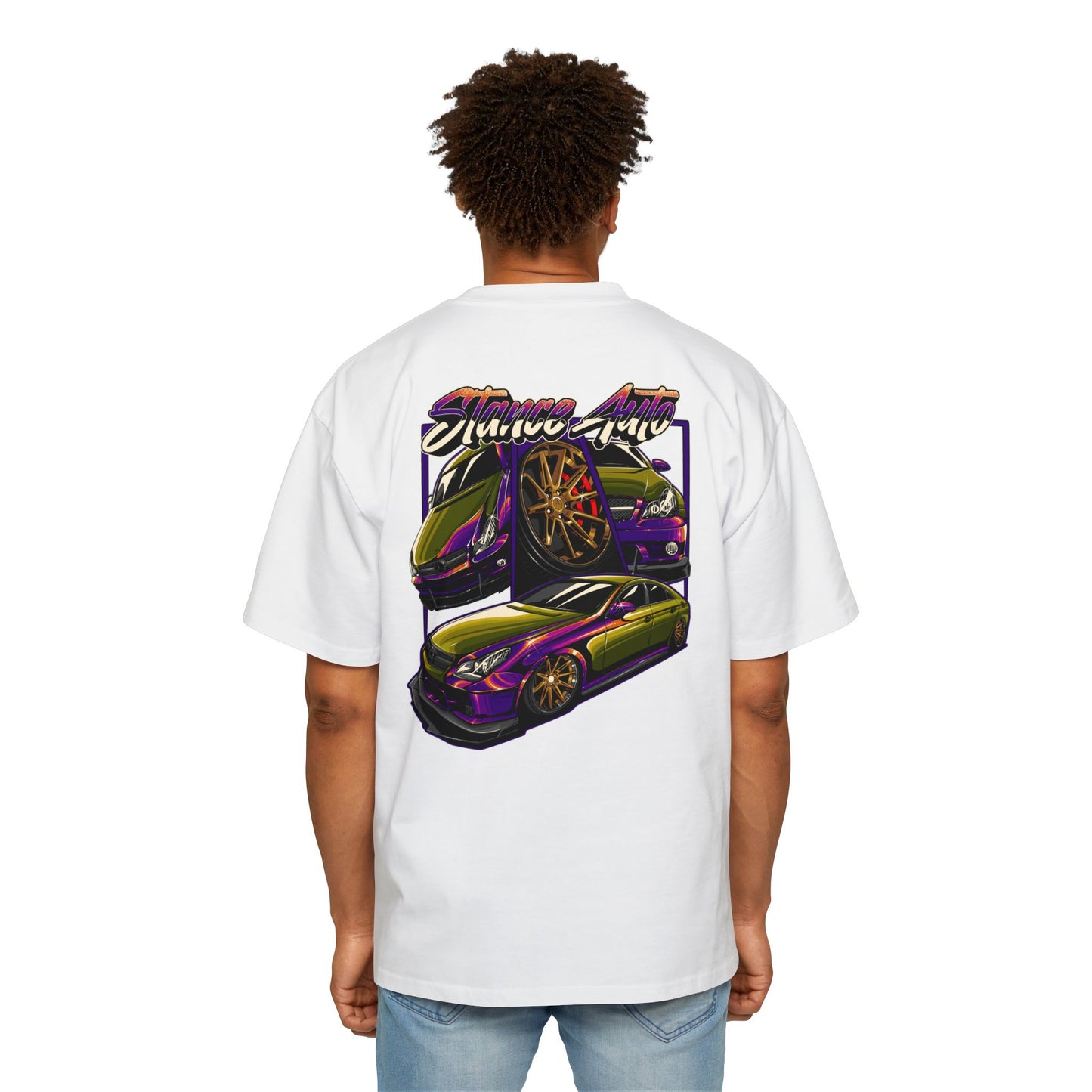 Stance Auto Iridescent Mercedes CLS55 AMG Heavy Oversized Tee
