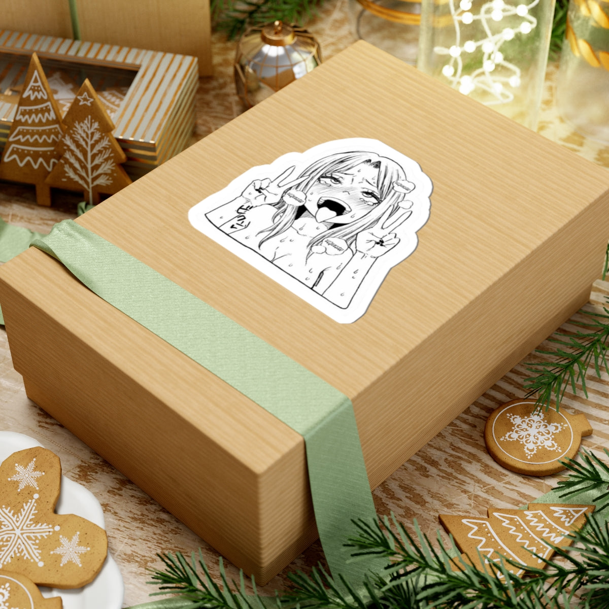 Sultry Ahegao Bliss Sticker