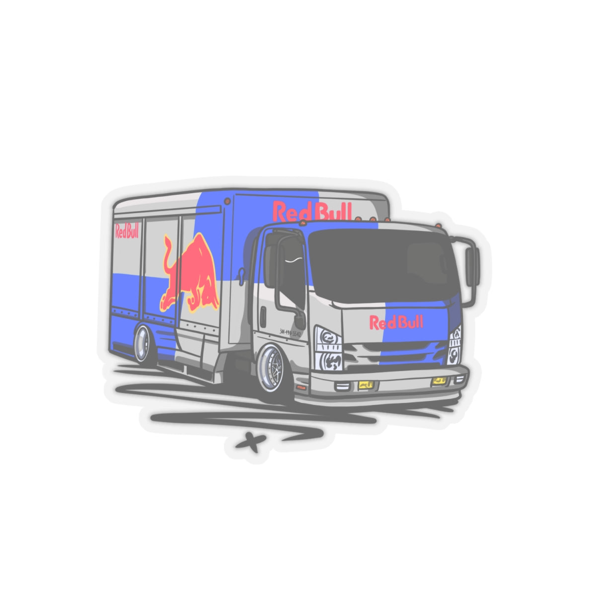 Sxetched – Red Bull Promo Truck Street Livery Sticker