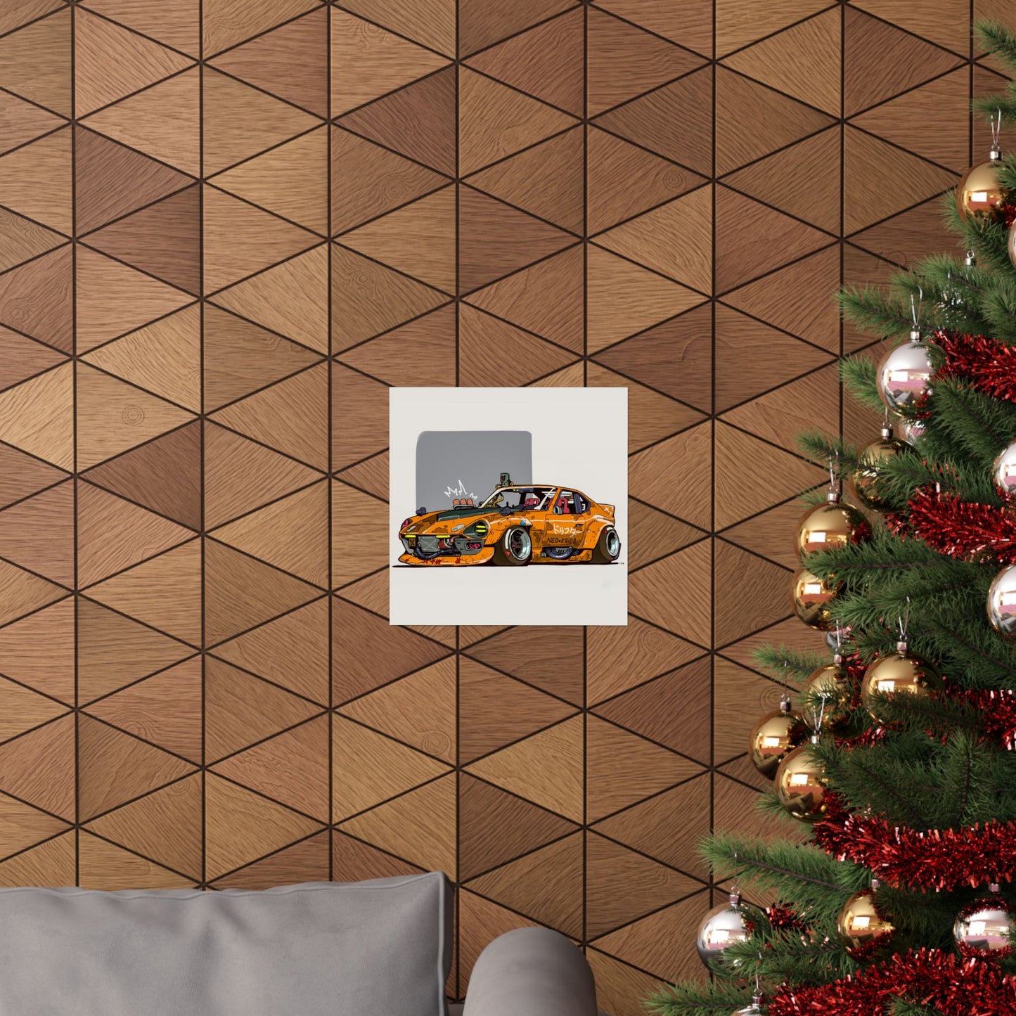 Rust Runner – Battle-Scarred Drift Coupe Poster