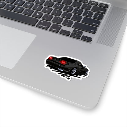 Sxetched – 1993 Mazda RX-7 (FD) Midnight Rear View Sticker