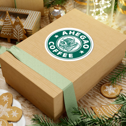 "Overcaffeinated" Anime Café Sticker