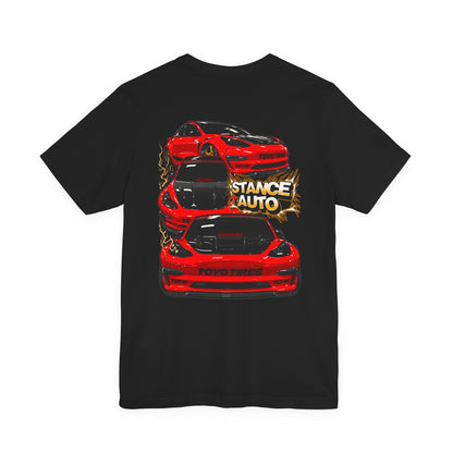 Stance Auto “Carbon Voltage” Tesla Model 3 Unisex Jersey Short Sleeve Tee