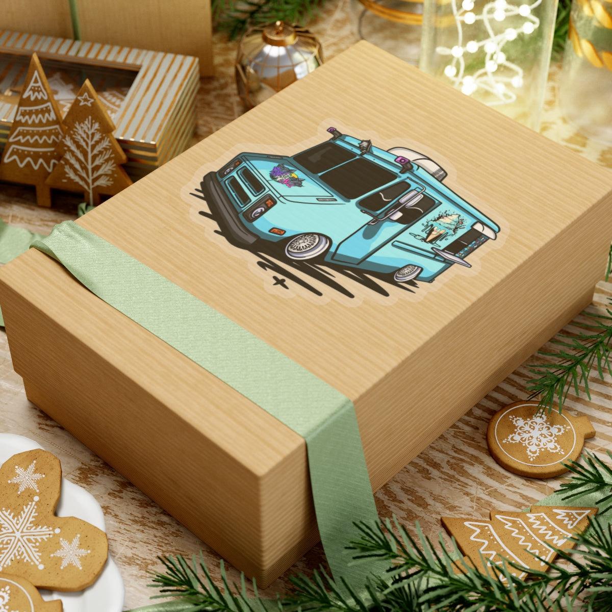 Sxetched – Slammed Ice Cream Truck Sweet Stance Sticker