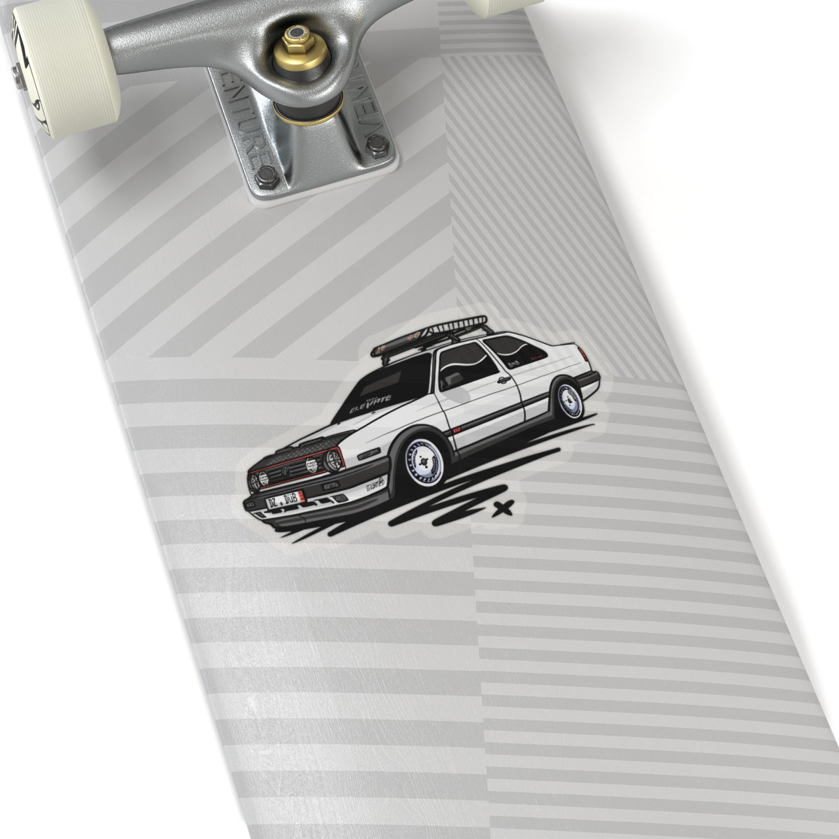 Sxetched – 1988 VW Jetta Coupe Classic Euro Sticker