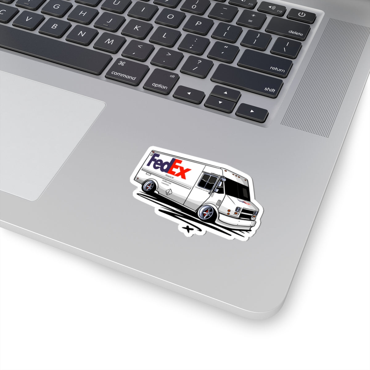 Sxetched — “Car Parts On Time” Slammed Delivery Truck Sticker
