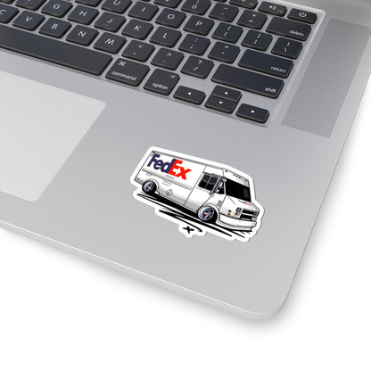 Sxetched — “Car Parts On Time” Slammed Delivery Truck Sticker