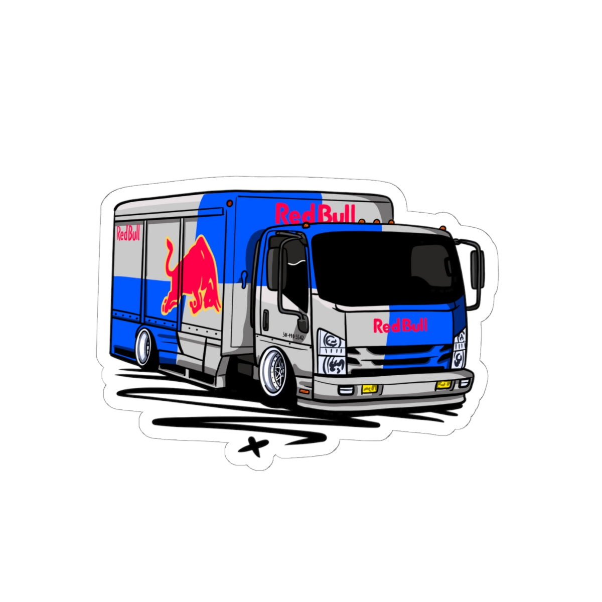 Sxetched – Red Bull Promo Truck Street Livery Sticker