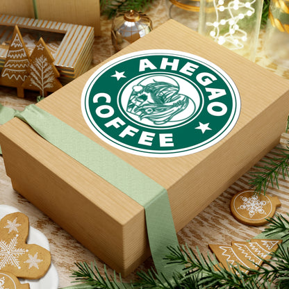 "Overcaffeinated" Anime Café Sticker