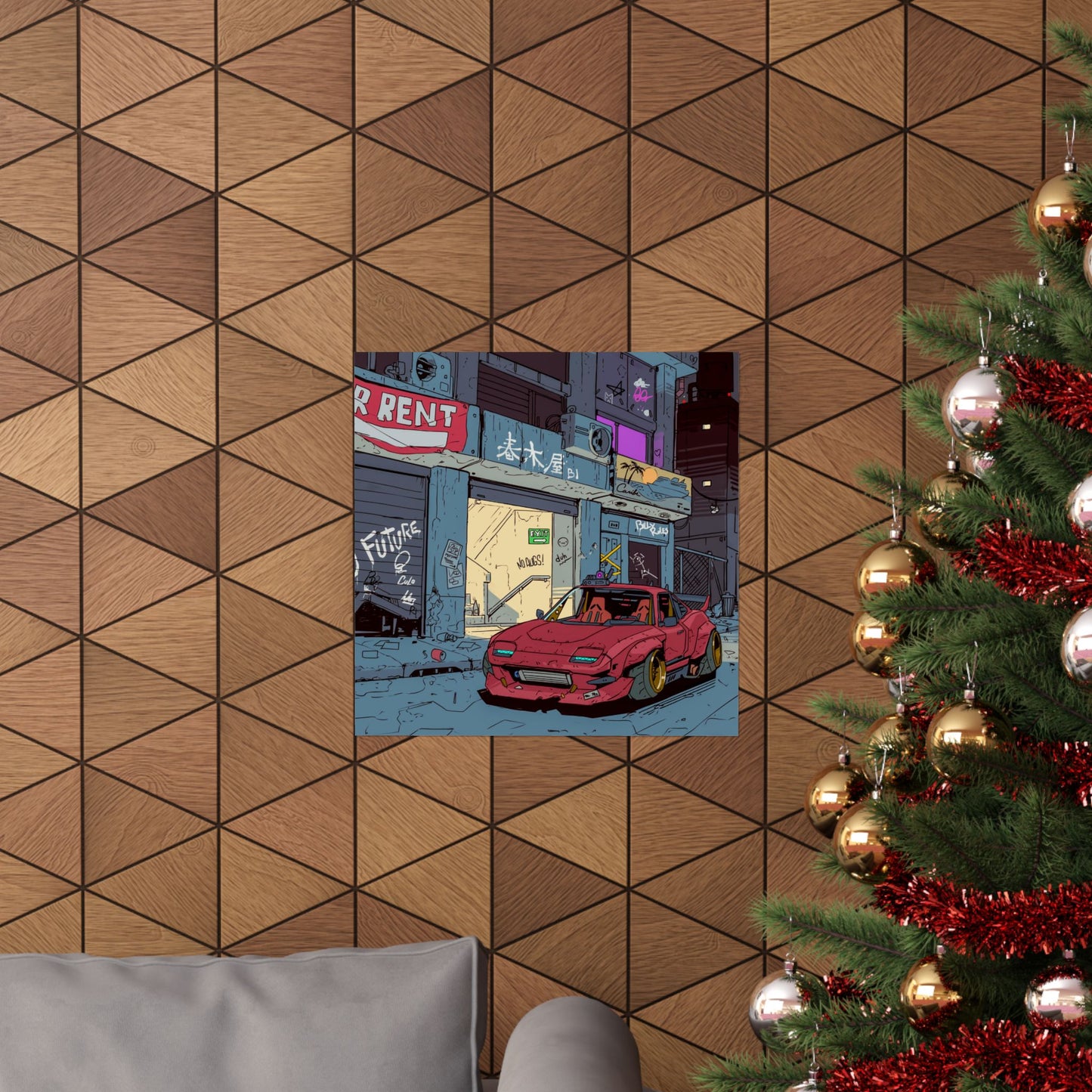 Pick-Up or Delivery — Midnight Alley Street Build Matte Poster