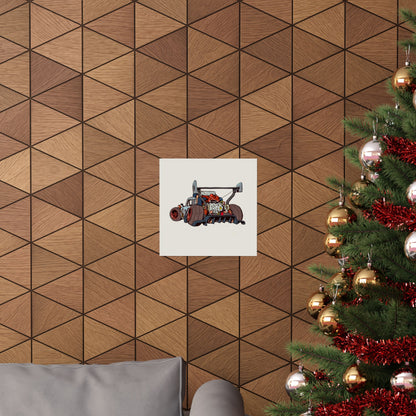 Backyard Monster – Póster de coche de carreras Widebody