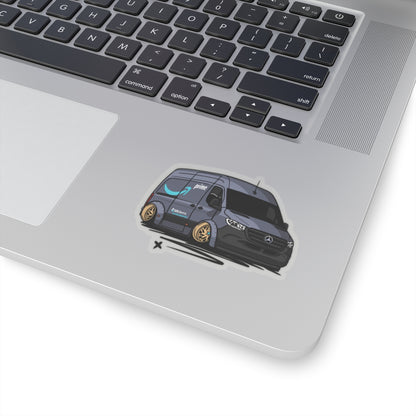 Sxetched – Slammed Delivery Van Street Utility Sticker
