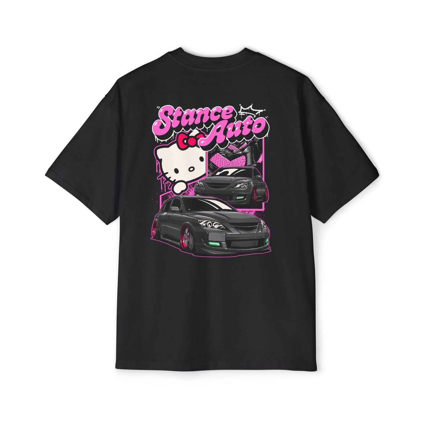 Stance Auto Mazdaspeed 3 “Kitty Stance” Heavy Oversized Tee