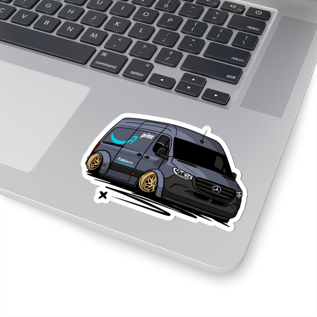 Sxetched – Slammed Delivery Van Street Utility Sticker