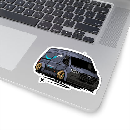 Sxetched – Slammed Delivery Van Street Utility Sticker