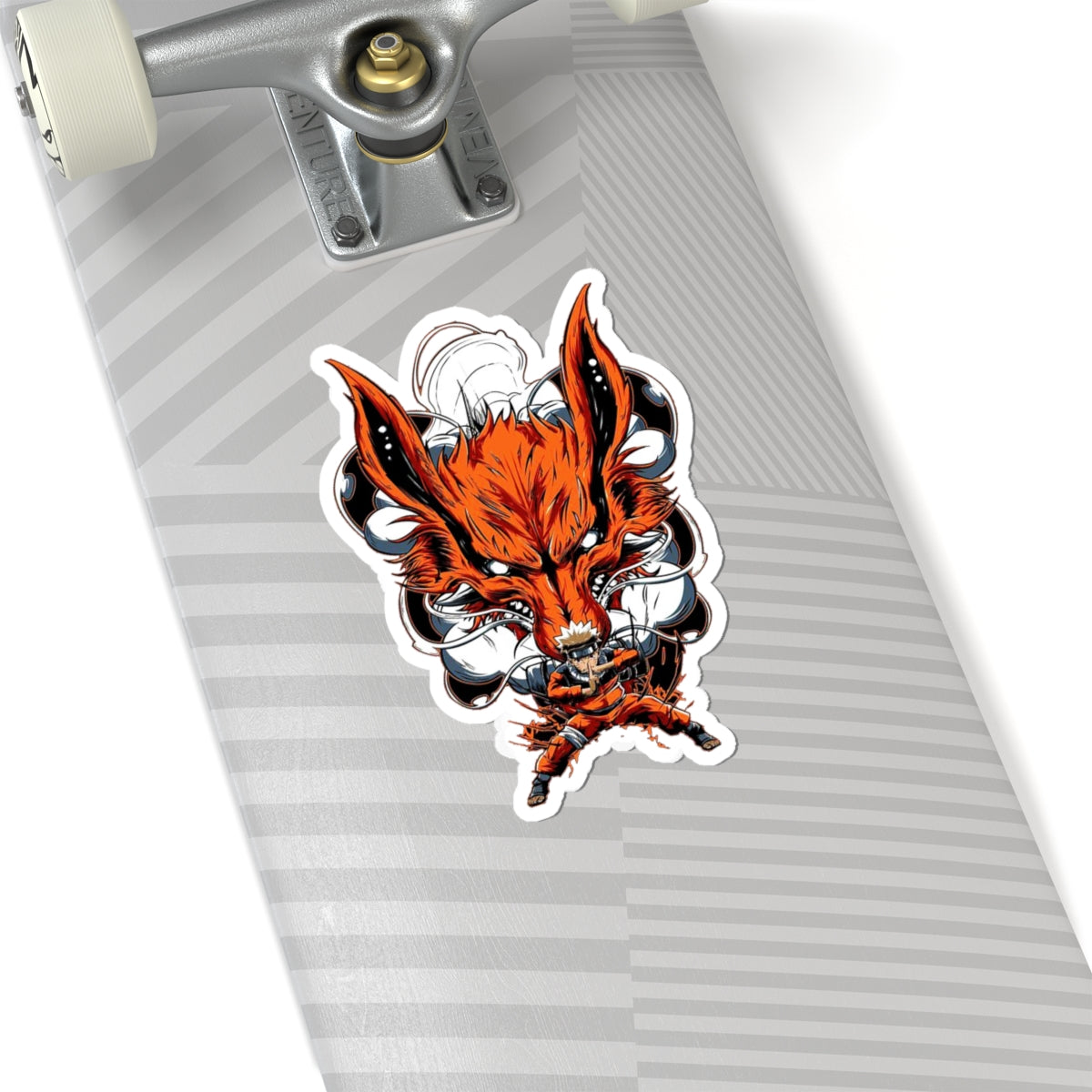 Nine-Tailed Inferno – Mythic Fox Warrior Sticker