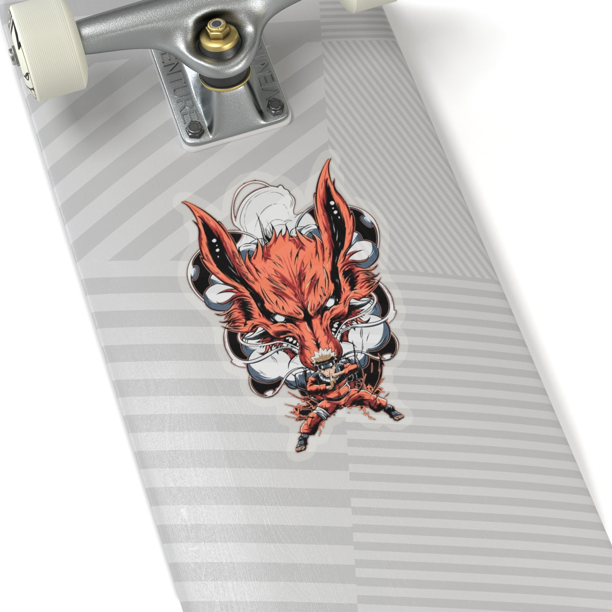 Nine-Tailed Inferno – Mythic Fox Warrior Sticker