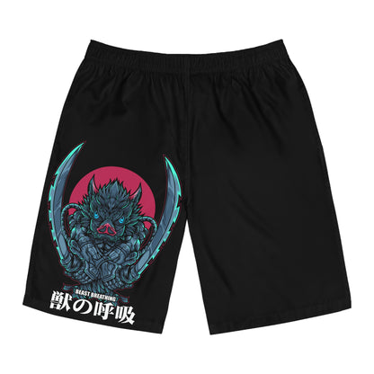Pantalones cortos gráficos Beast Breathing inspirados en el anime callejero